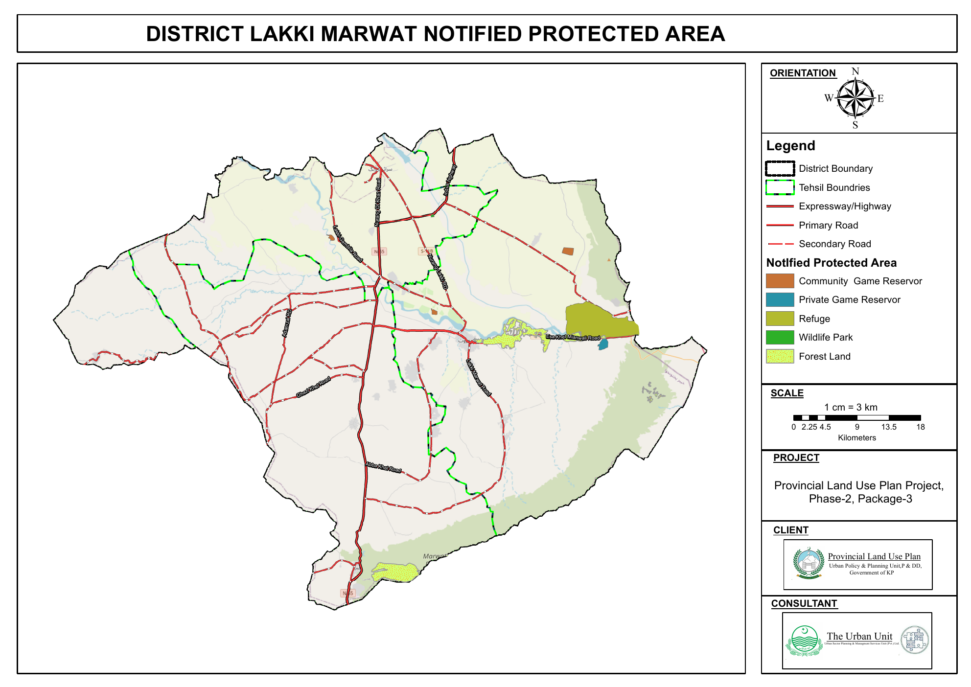 Lakki Marwat notified protected areas