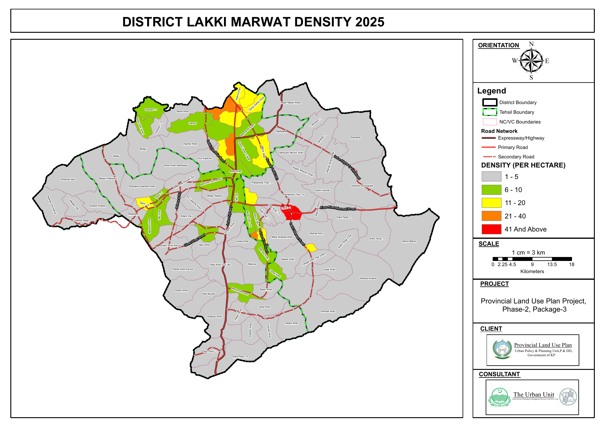 Lakki Marwat Density 2025